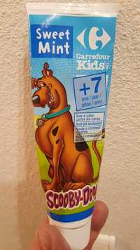 CARREFOUR KIDS - Scooby-doo - Gel dentifrice sweet mint +7ans