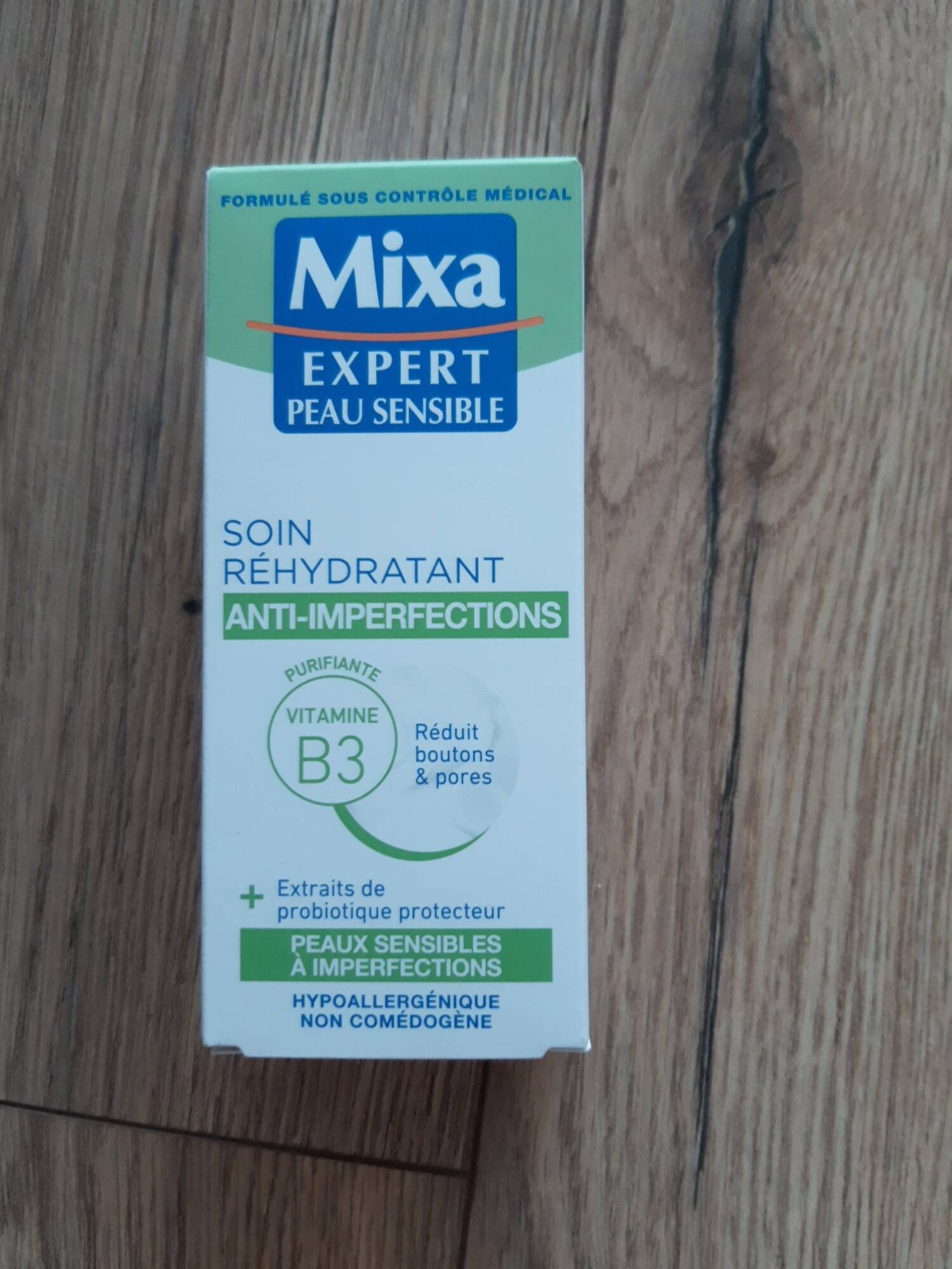 MIXA - Expert peau sensible - soin hydratant - anti-imperfections
