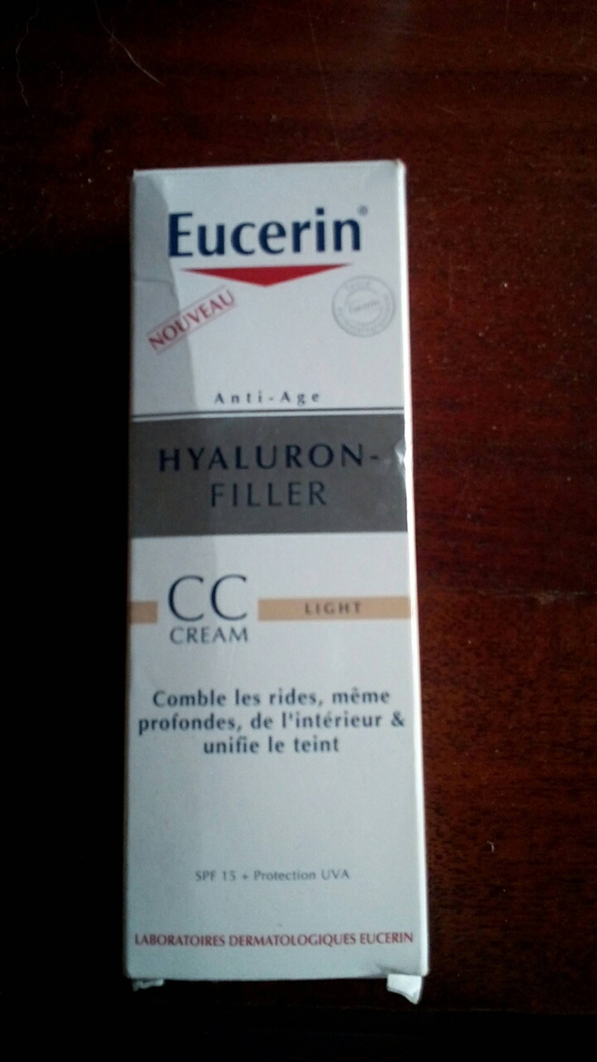 EUCERIN - Hyaluron-Filler - CC cream light SPF 15 + Protection UVA