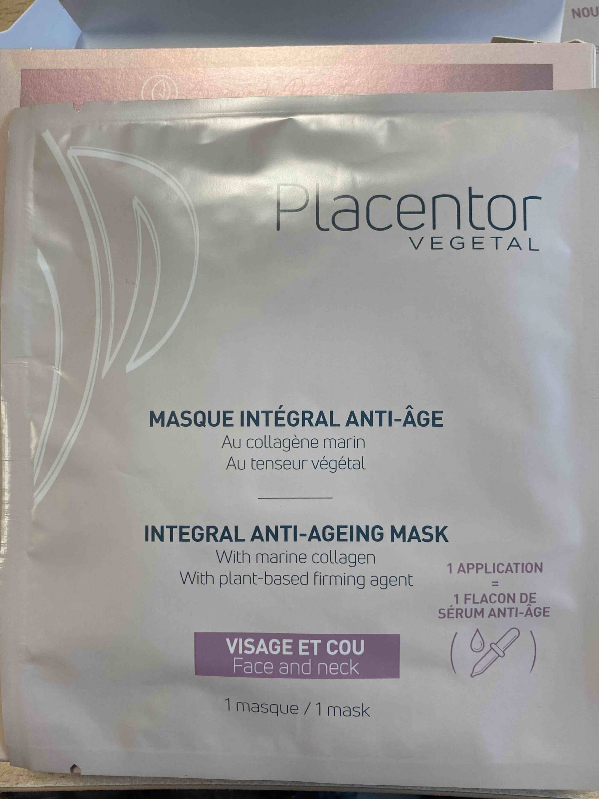 SICOBEL - Placentor végétal - Masque intégral anti-âge