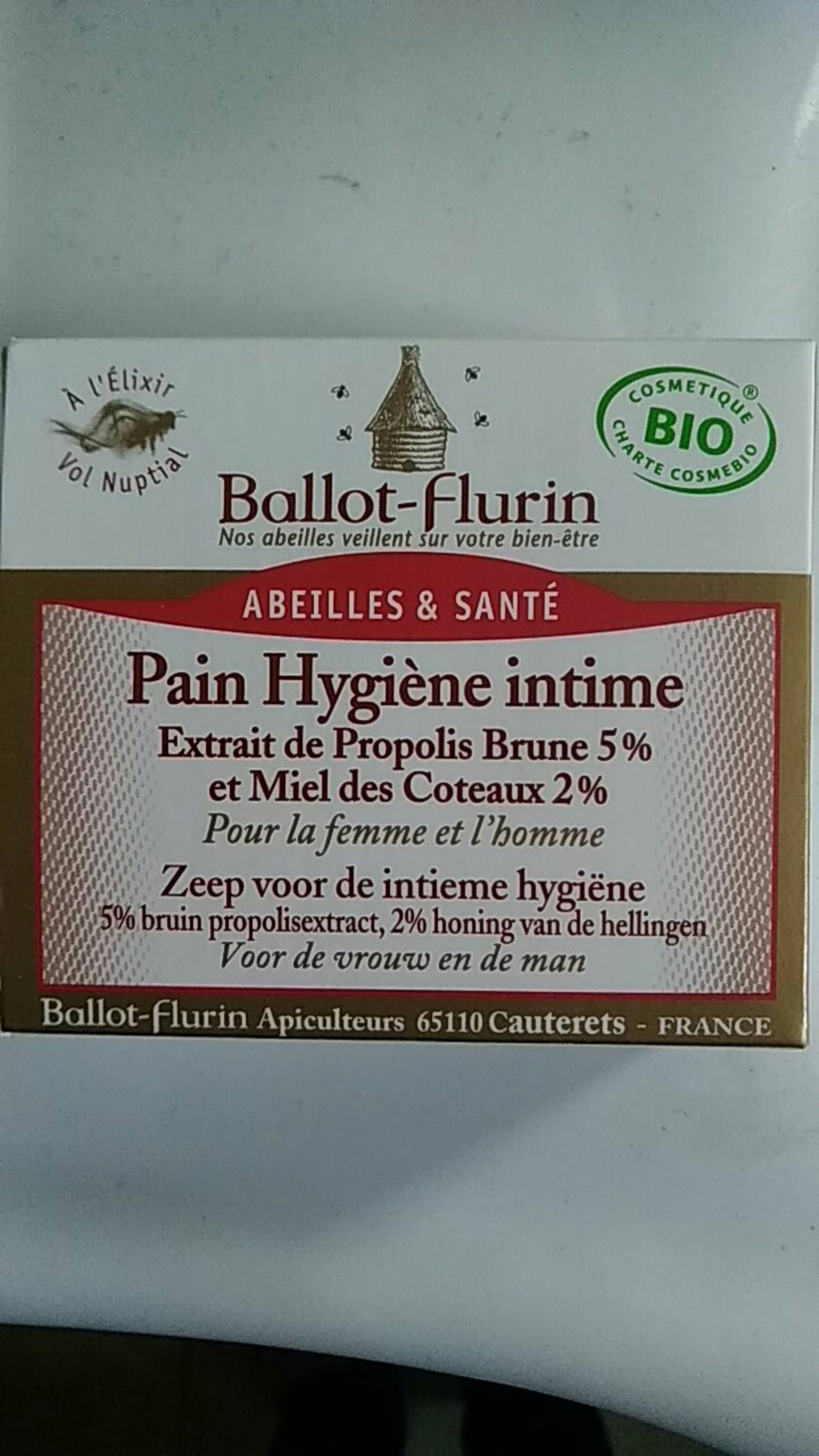 BALLOT-FLURIN - Abeilles & santé - Pain hygiène intime