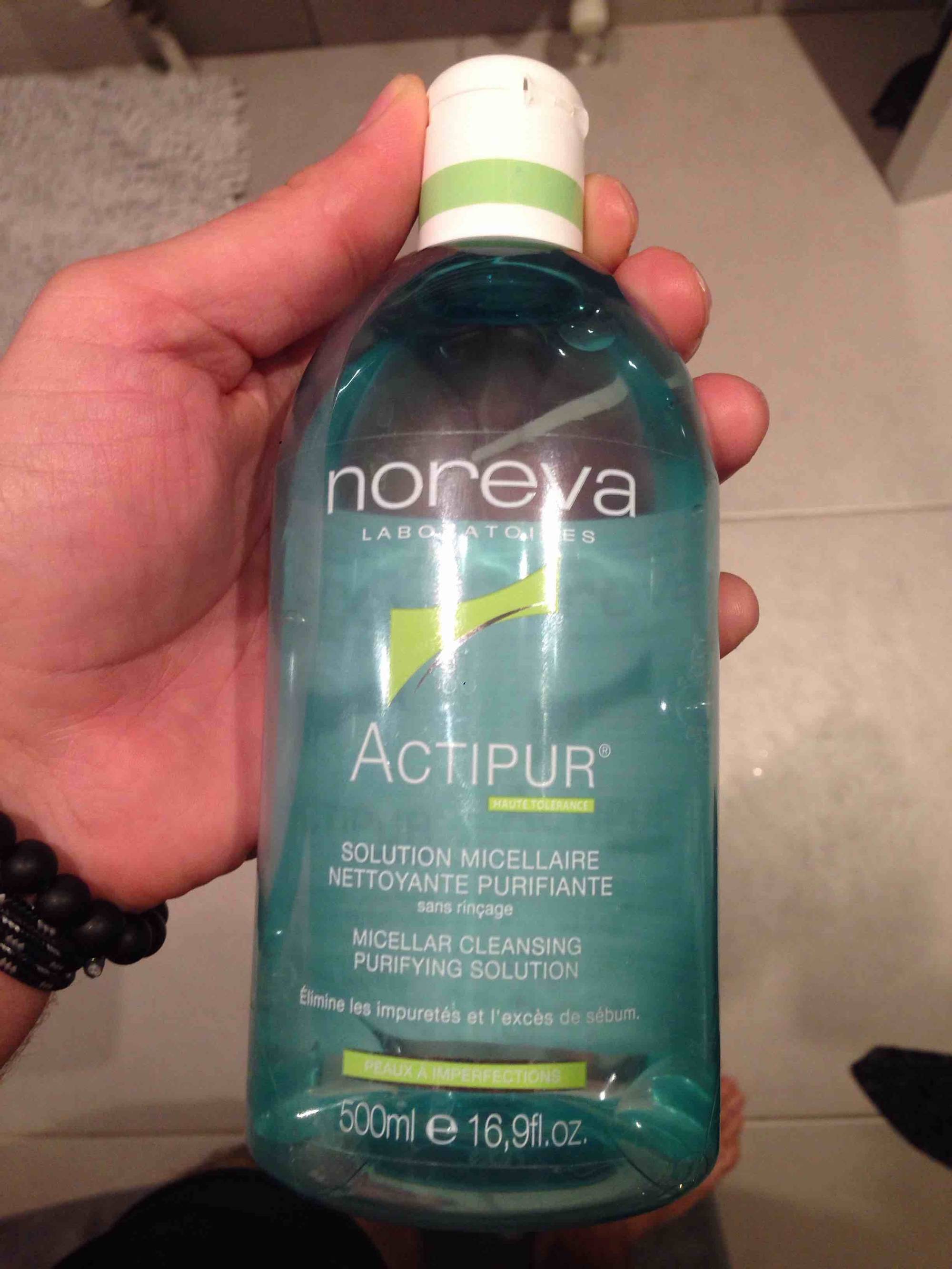 NOREVA - Actipur -  Solution micellaire - Nettoyante purifiante