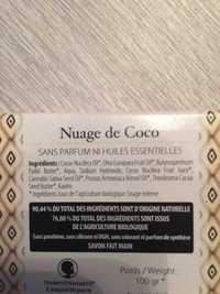 NOIRE Ô NATUREL - Nuage de coco - Savon ultra doux hydratant