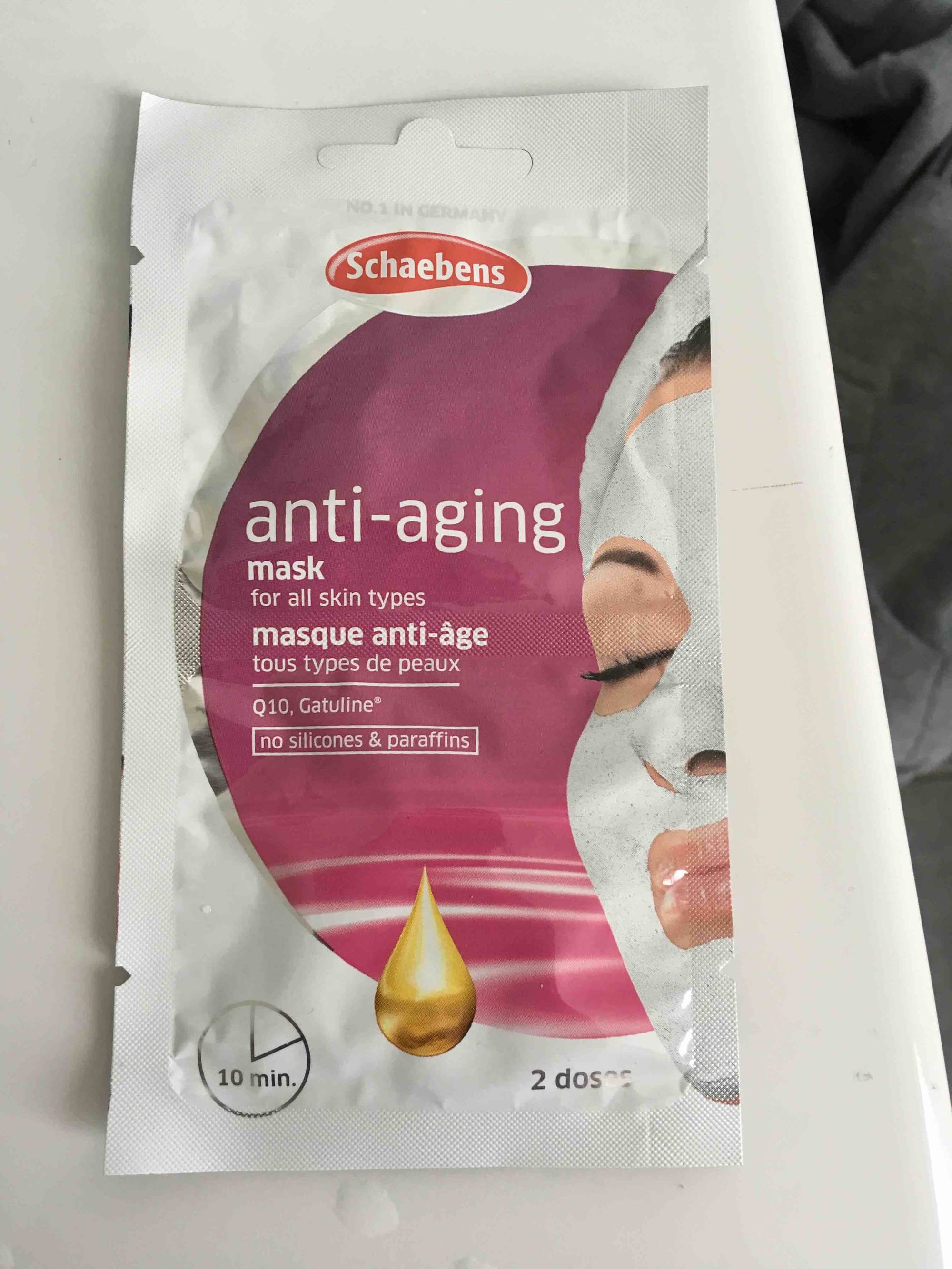 SCHAEBENS - Masque anti-âge