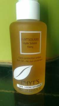 PHYT'S - Phyt'solaire - Huile solaire Ylang