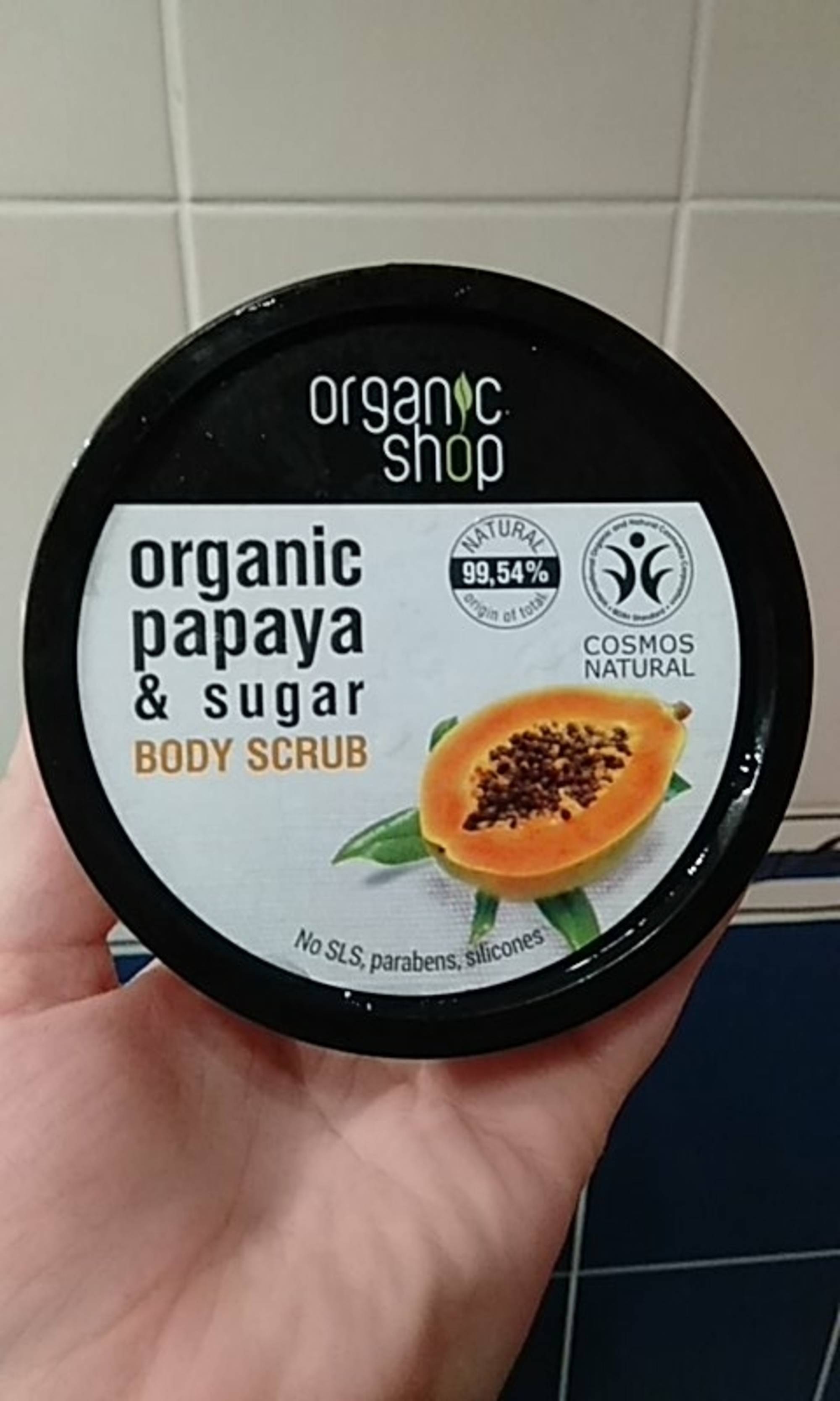 ORGANIC SHOP - Organic papaya & sugar - Body scrub