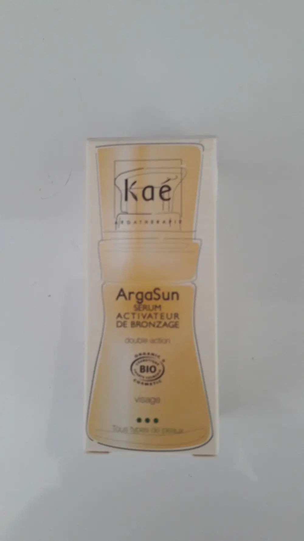 KAÉ ARGATHERAPIE - Argasun - Sérum activateur de bronzage