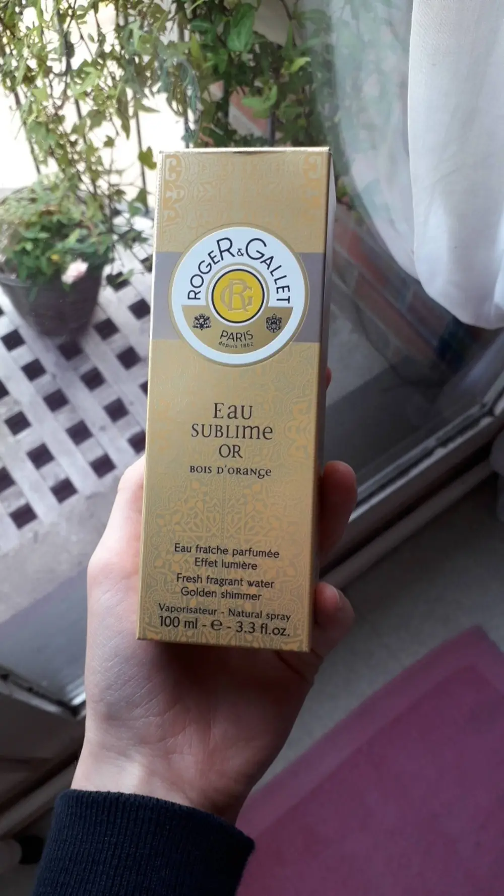 ROGER & GALLET - Eau sublime or Bois d'orange - Eau fraîche parfumée