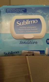 SUBLIMO - Sensitive - Papier toilette humide