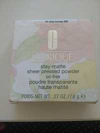 CLINIQUE - Poudre transparente haute matité 04 stay honey