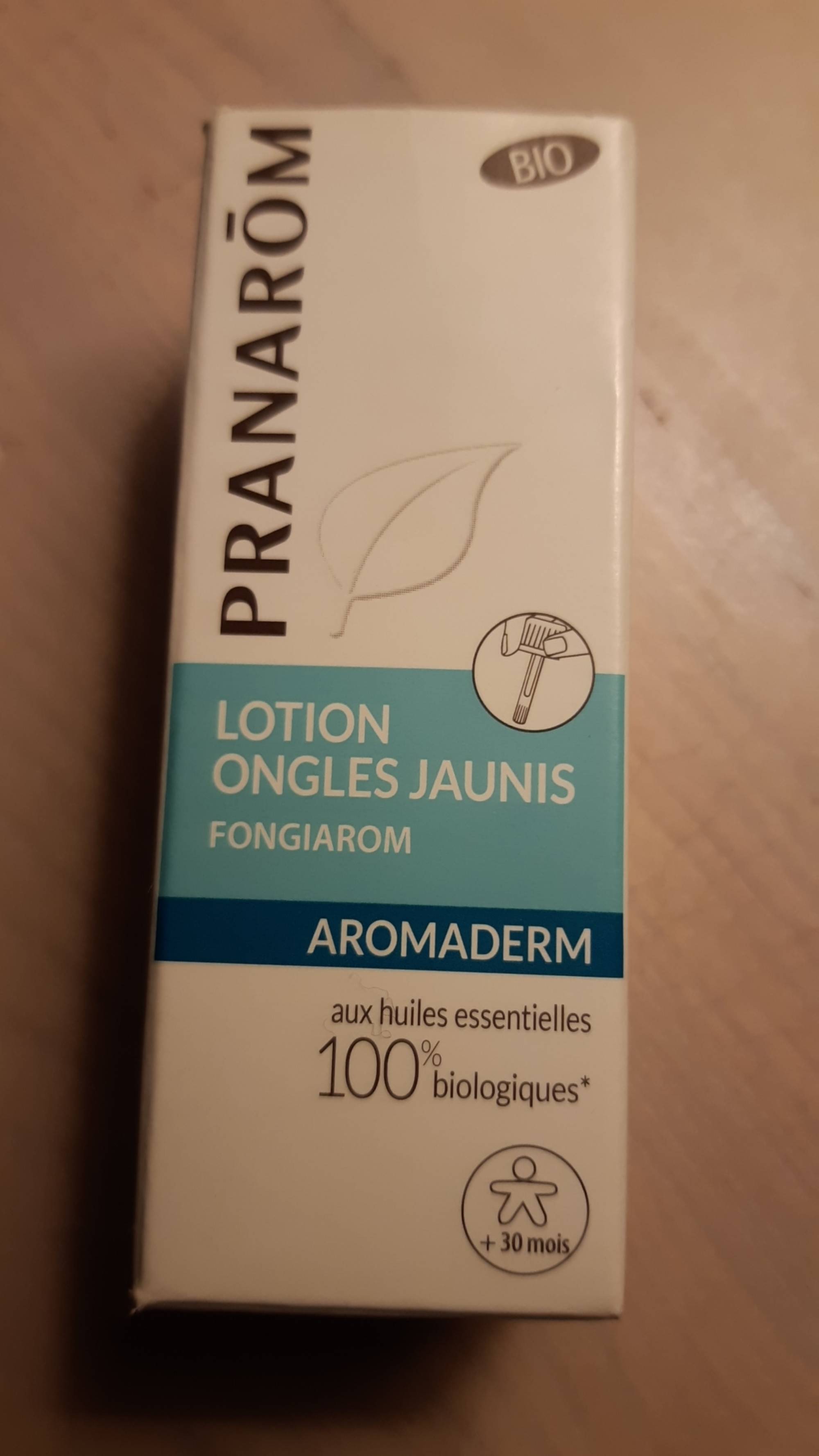 PRANARÔM - Aromaderm - Lotion ongles jaunis