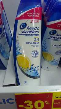 HEAD & SHOULDERS - 2 in 1 citrus fresh - Shampooing antipelliculaire + Après shampooing