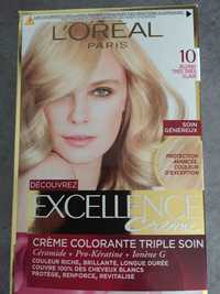 L'ORÉAL - Excellence crème - Crème colorante triple soin 10 Blond très très clair