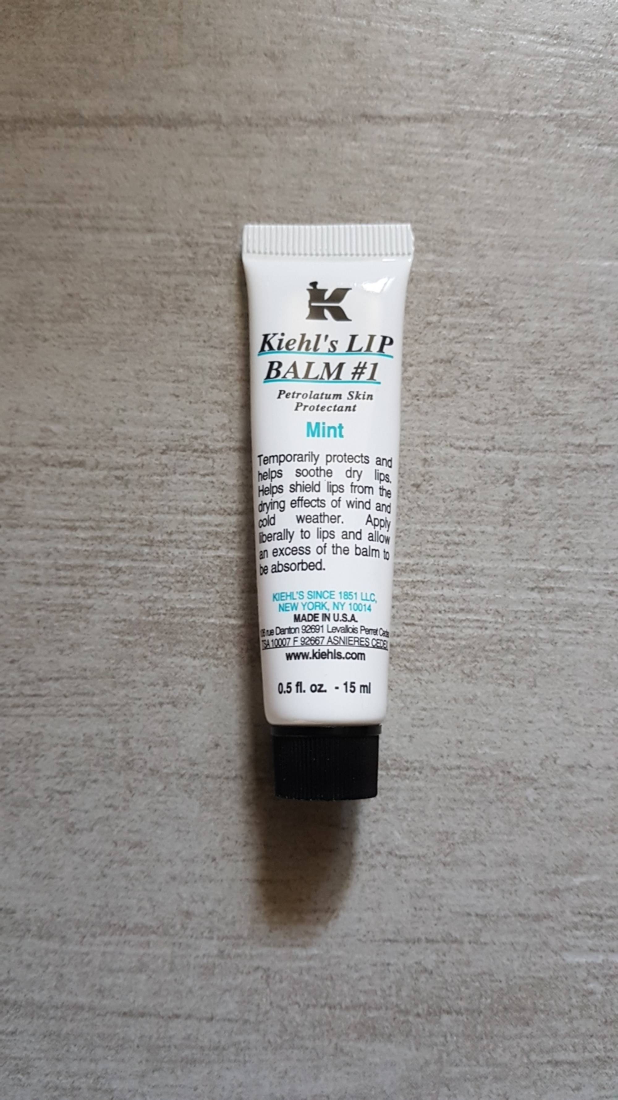KIEHL'S - Lip balm # 1 mint - Baume hydratant protecteur
