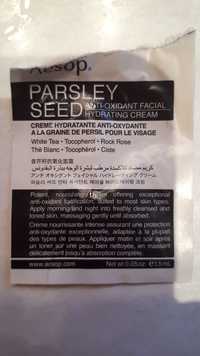 AESOP - Parsley seed - Crème hydratante anti-oxydante