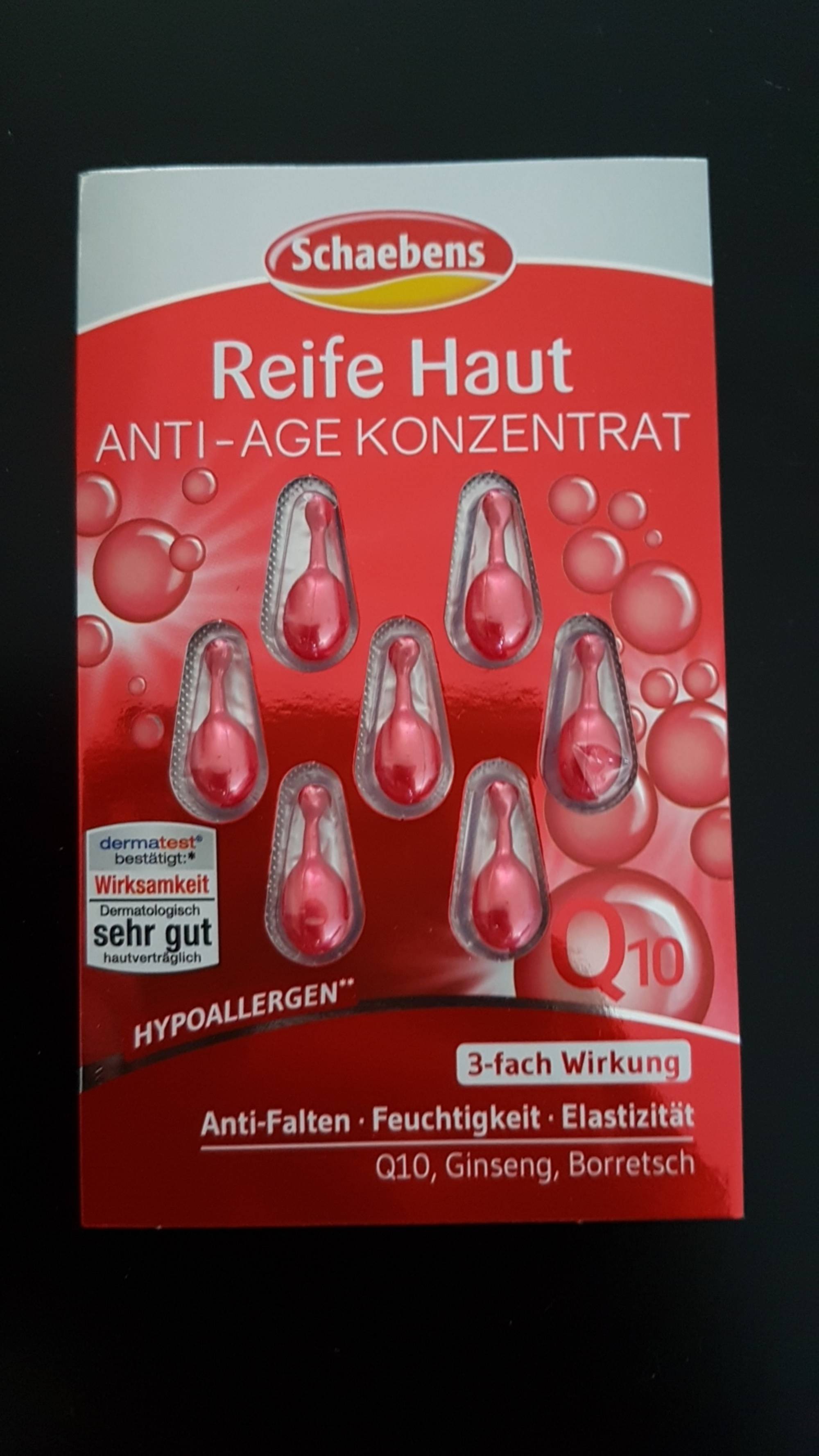 SCHAEBENS - Reife Haut Q10 - Anti-age konzentrat