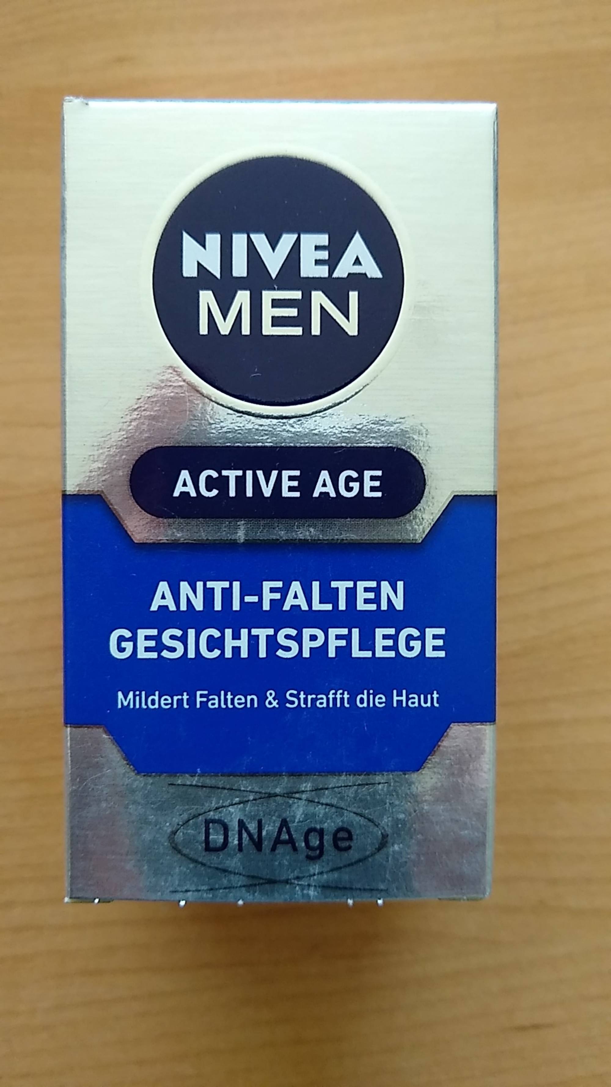 NIVEA - Men active age - Anti-falten gesichtspflege DNAge