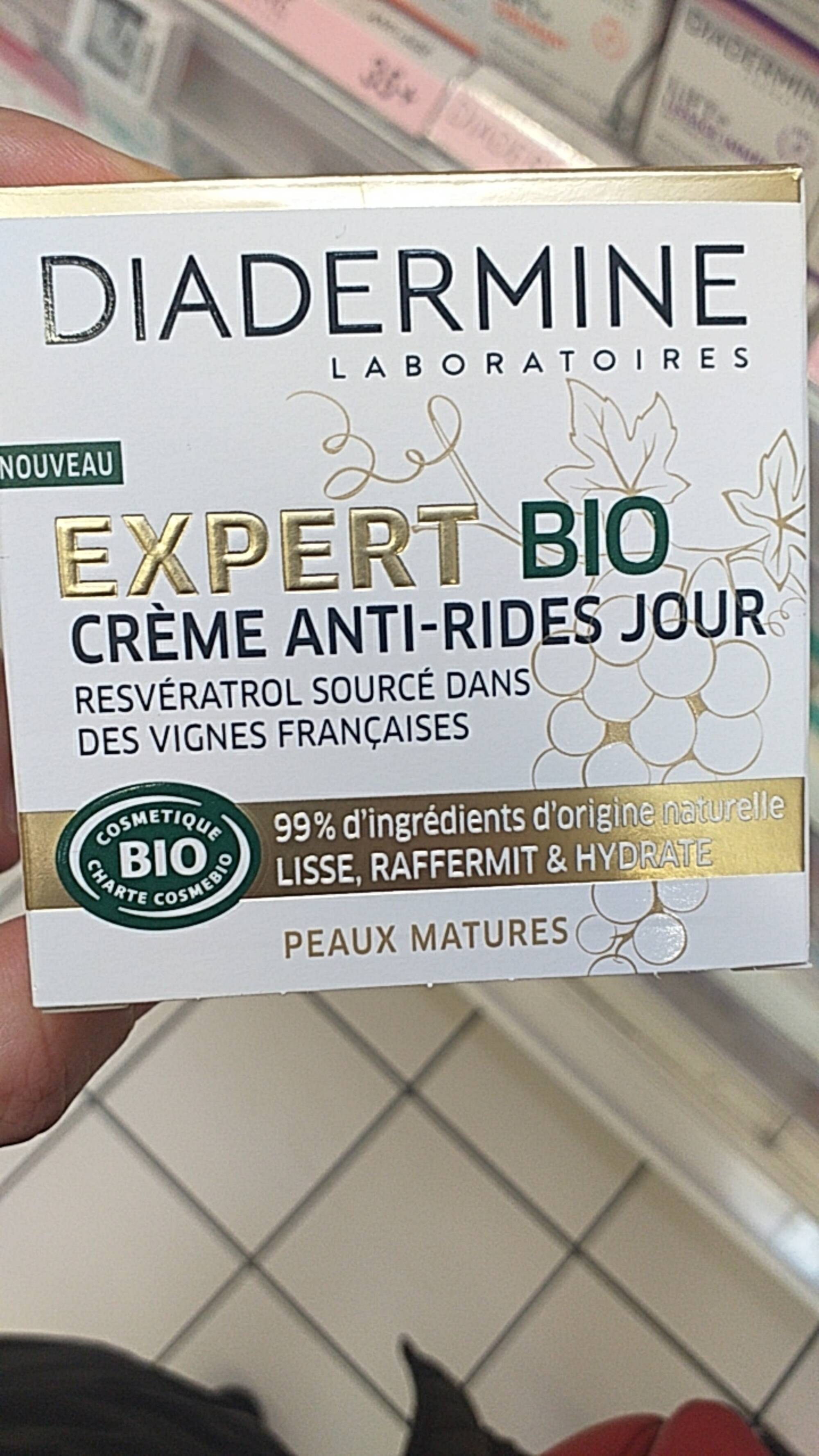 Crème Anti-Rides Jour - Diadermine - Expert Bio - Index des