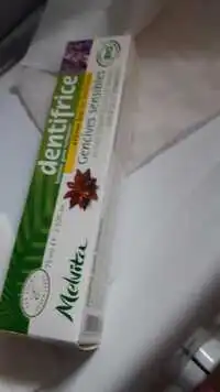 MELVITA - Dentifrice gencives sensibles bio