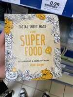 MASCOT EUROPE BV - Super food - Facial sheet mask with ginger