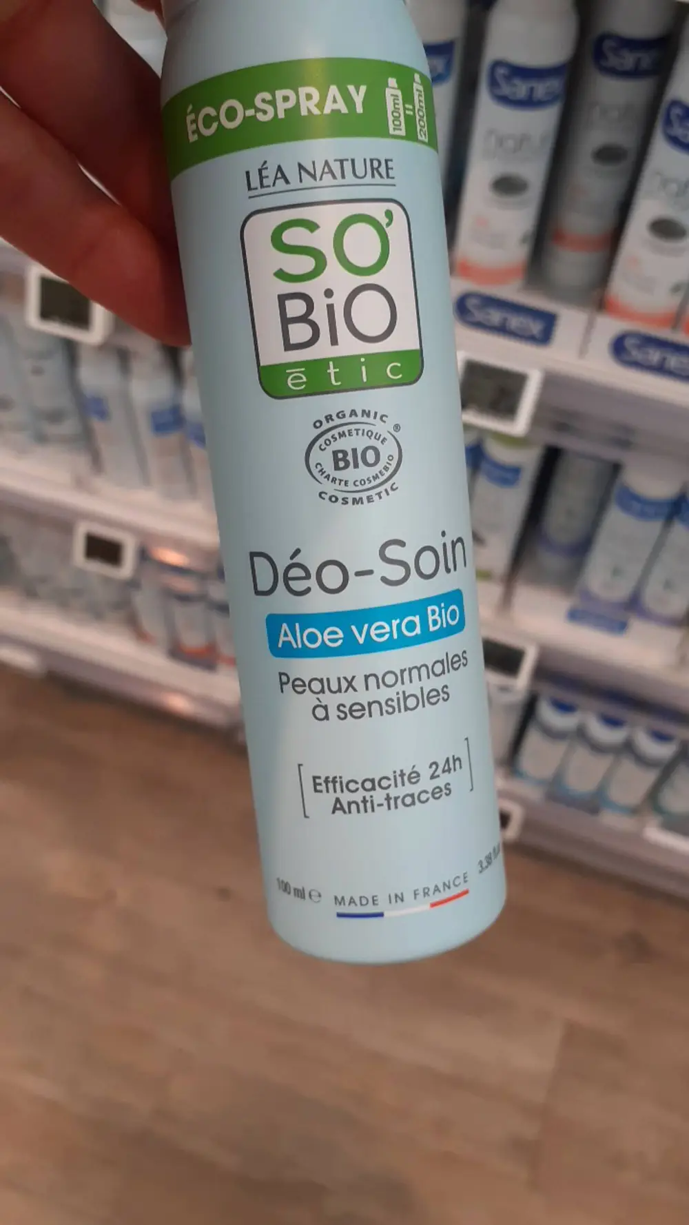 SO'BIO ÉTIC - Aloe vera bio - Déo-soin 24h