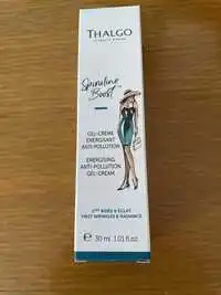 THALGO - Spiruline boost - Gel-crème énergisant anti-pollution