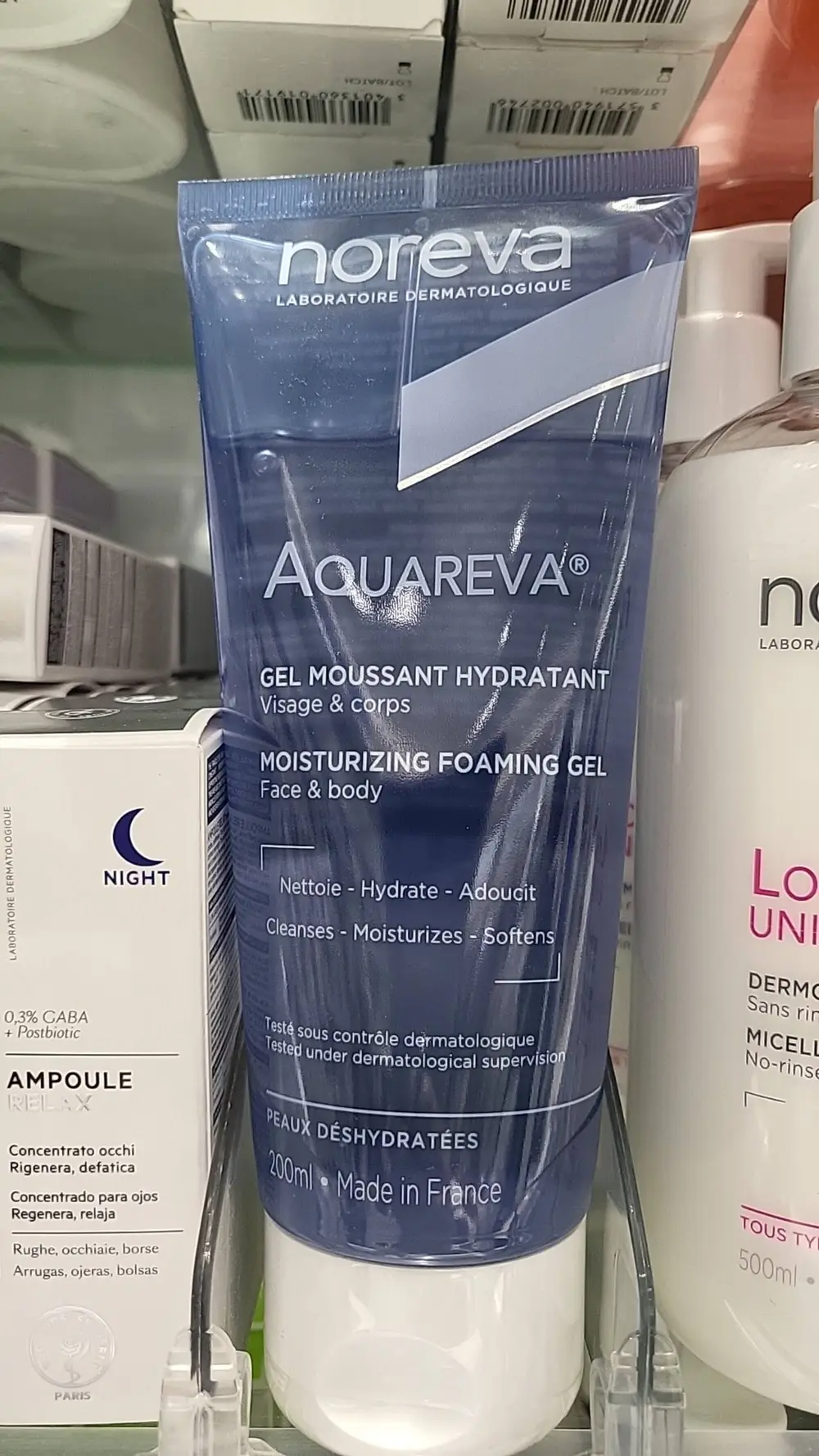 NOREVA - Aquareva - Gel moussant hydratant 