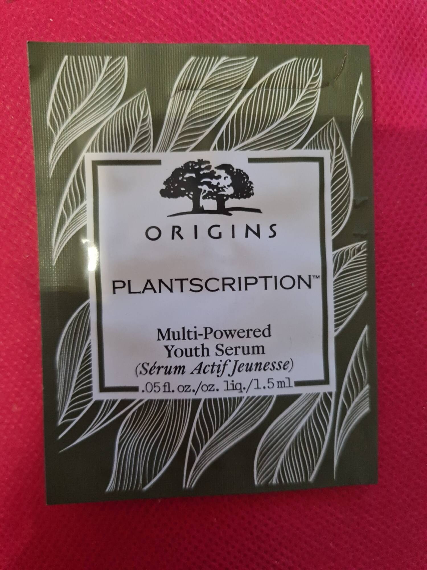 ORIGINS - Plantscription - Sérum actif jeunesse
