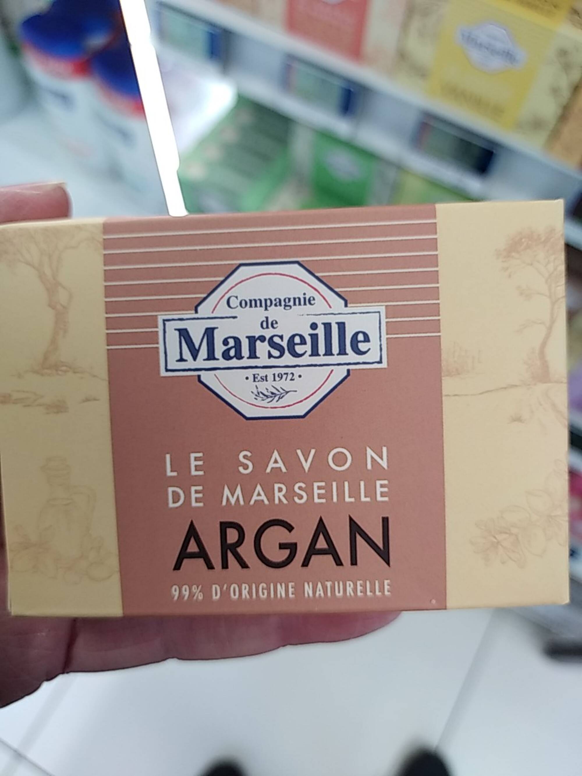 COMPAGNIE DE MARSEILLE - Le savon de Marseille à l'argan 