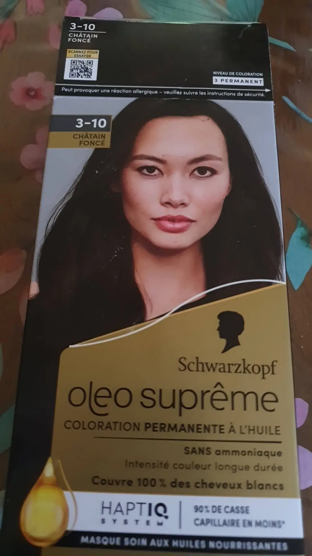 SCHWARZKOPF - Oleo suprême - Coloration permanente 3-10 châtin foncé