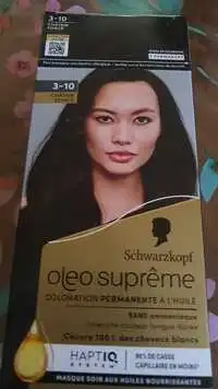 SCHWARZKOPF - Oleo suprême - Coloration permanente 3-10 châtin foncé