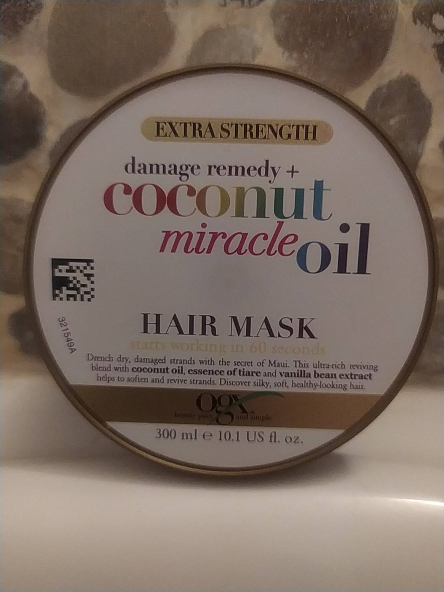 OGX - Extra strength coconut miracle oil - Hair mask 