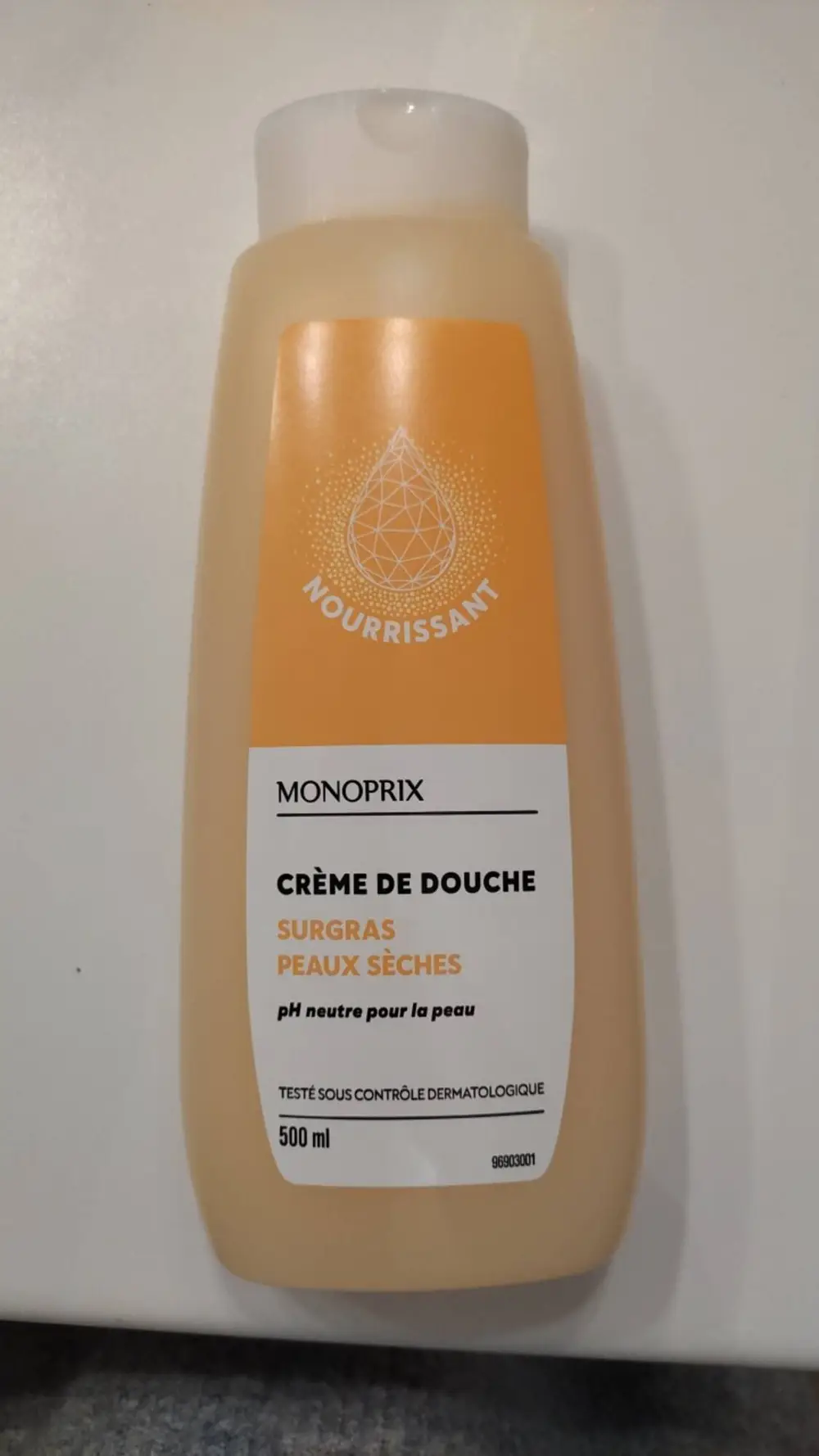 MONOPRIX - Crème de douche surgras peaux sèches 