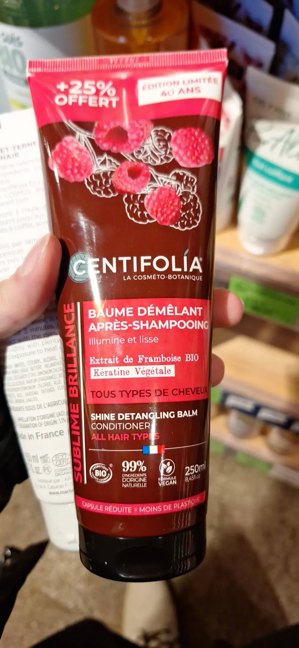 CENTIFOLIA - Sublime brillance - Baume démêlant après shampooing