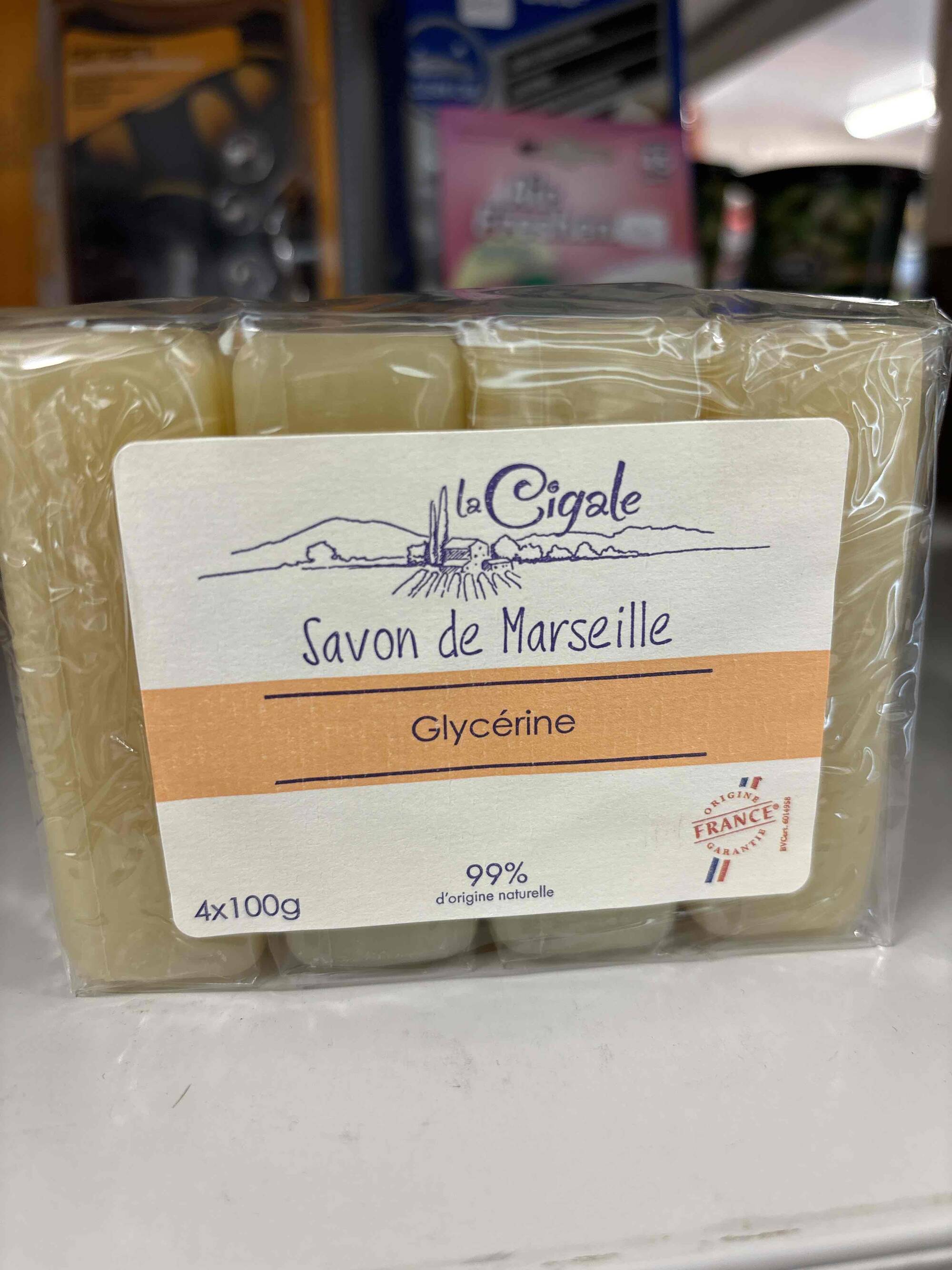 LA CIGALE - Savon de Marseille glycérine 