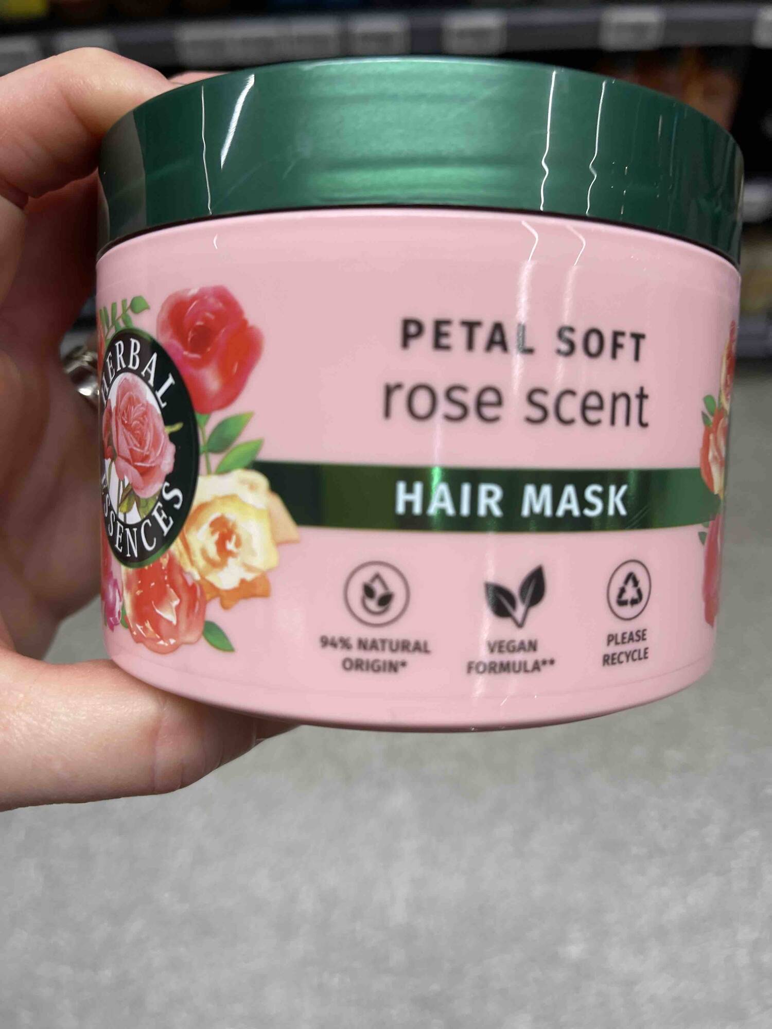 HERBAL ESSENCES - Petal soft - Rose scent hair mask 