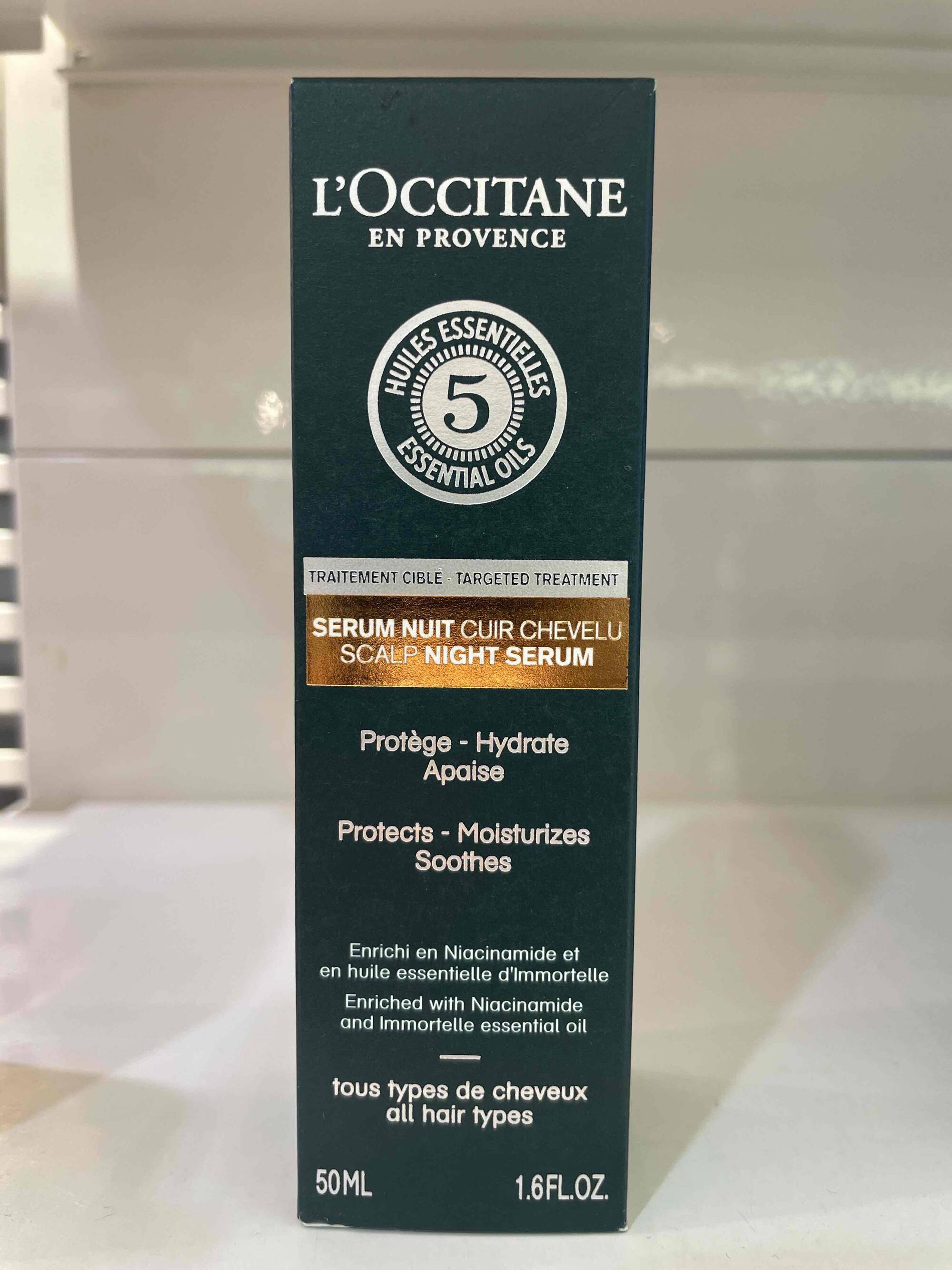 L'OCCITANE EN PROVENCE - Sérum nuit cuir chevelu