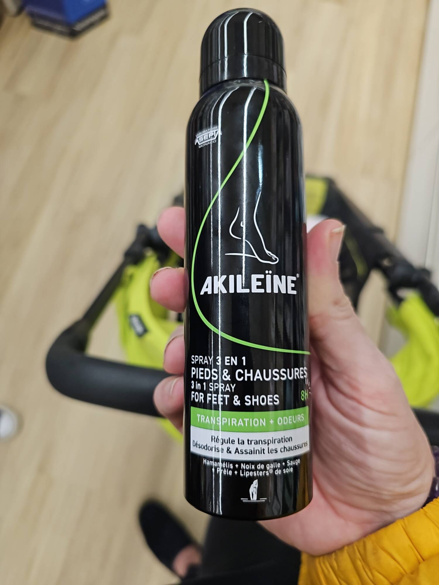 AKILÉINE - Spray 3 en 1 pieds & chaussures