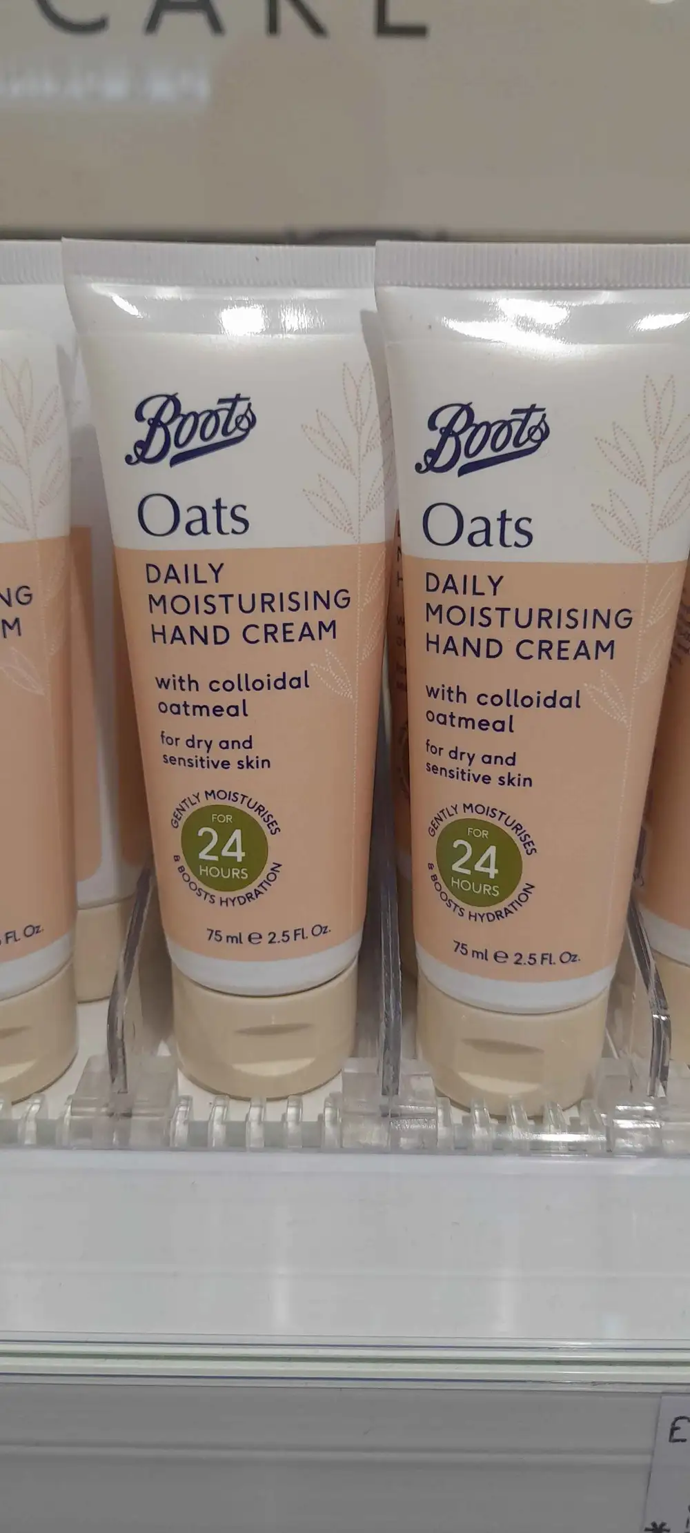 BOOTS - Oats - Daily moisturising hand cream
