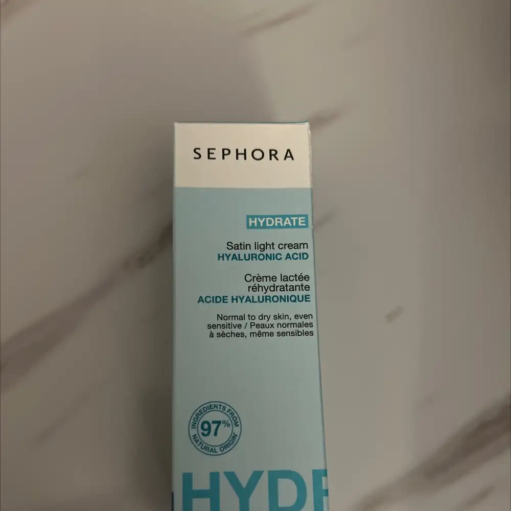 SEPHORA - Crème lactée réhydratante à l'acide hyaluronique
