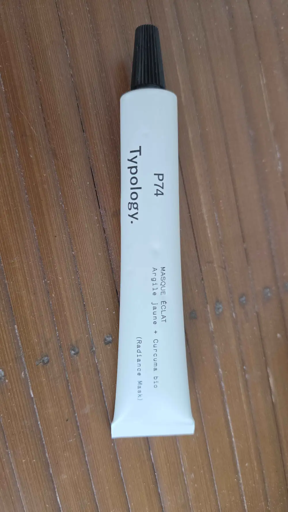 TYPOLOGY - Masque éclat argile jaune + curcuma bio P74