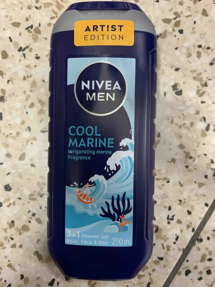 NIVEA MEN - Cool marine - 3 in 1 shower gel