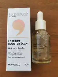 MONOPRIX - La beauté du visage - Le sérum booster éclat
