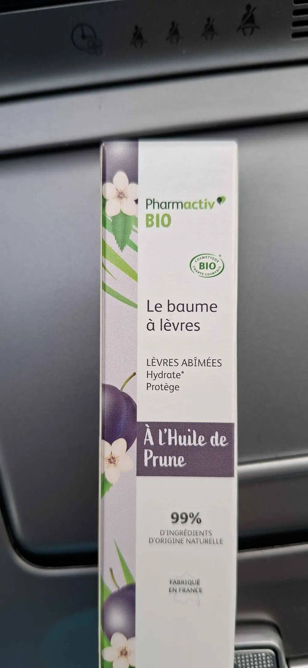 PHARMACTIV BIO - Le baume à lèvres à l'huile de prune