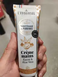 L ESSENTIEL - Nourrissant & purifiant - Crème mains karité & aloe vera