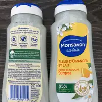 MONSAVON - Crème de douche surgras fleur d'oranger et lait