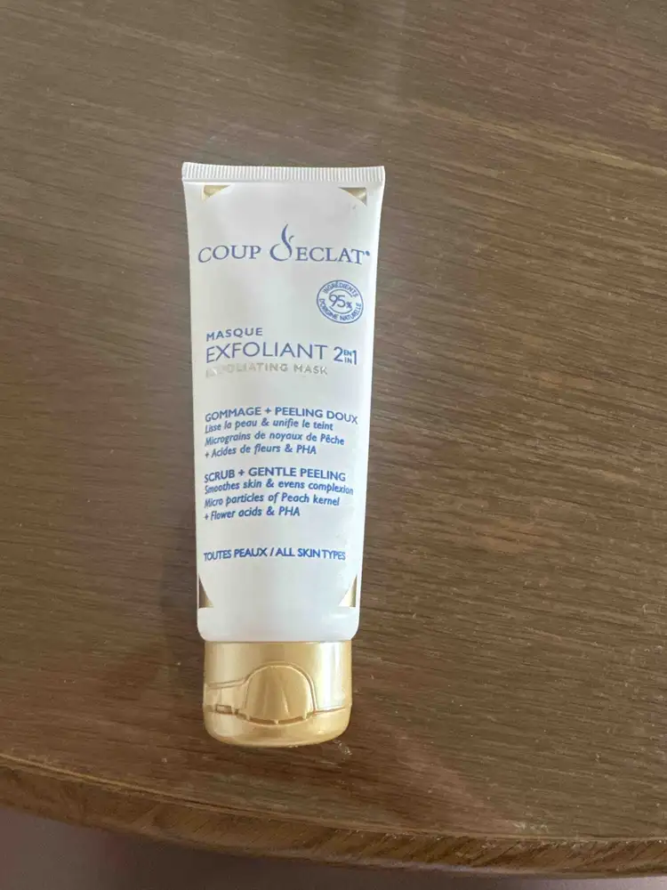 COUP D'ECLAT - Masque exfoliant 2 en 1 