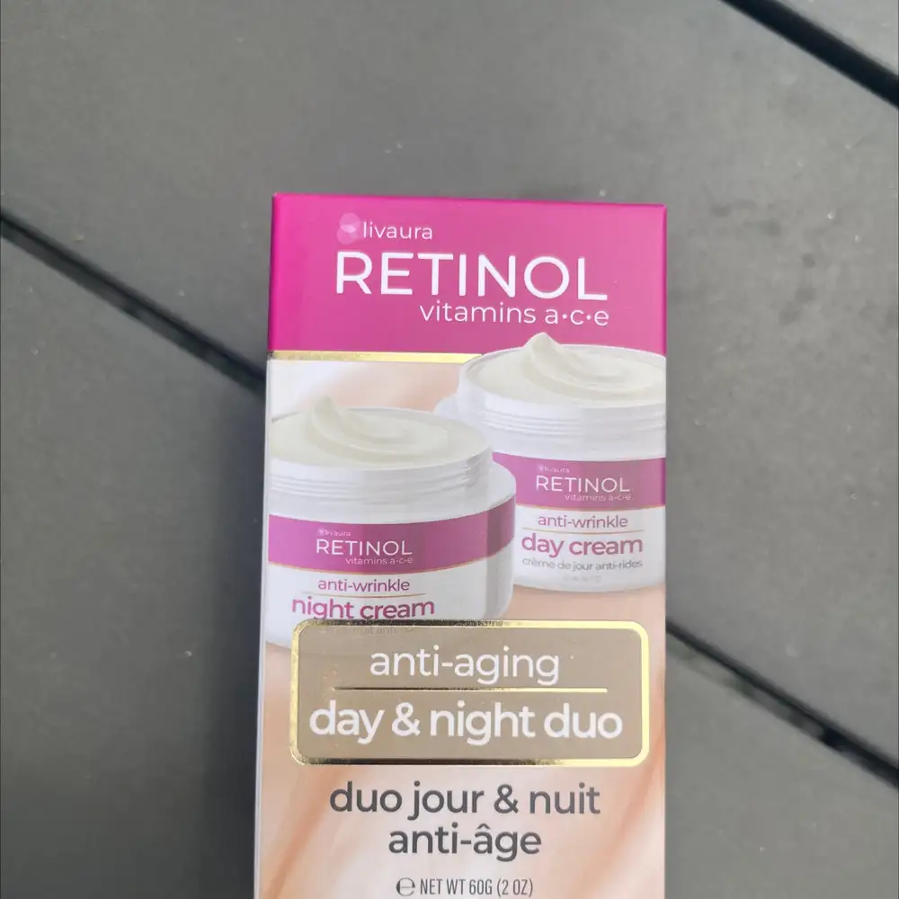 LIVAURA - Retinol - Duo jour et nuit anti-âge 