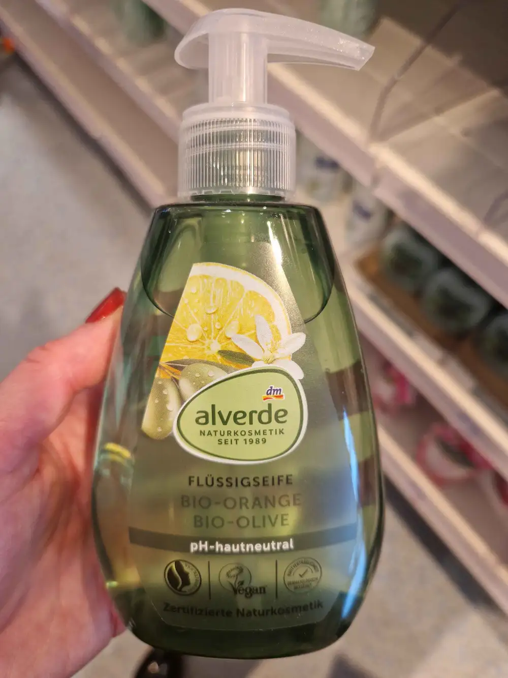 ALVERDE - Flüssigseife bio-orange bio-olive