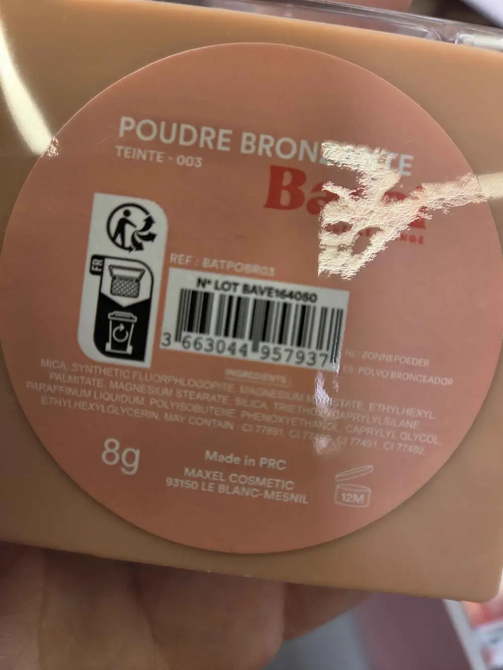 BACCI - Poudre bronzante teinté 003